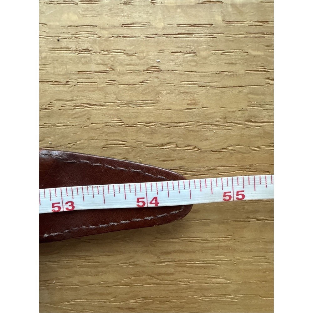 Liz Claiborne Vintage Brown Braided Belt - Genuine Leather - Women's Size 44 - Picture 6 of 6